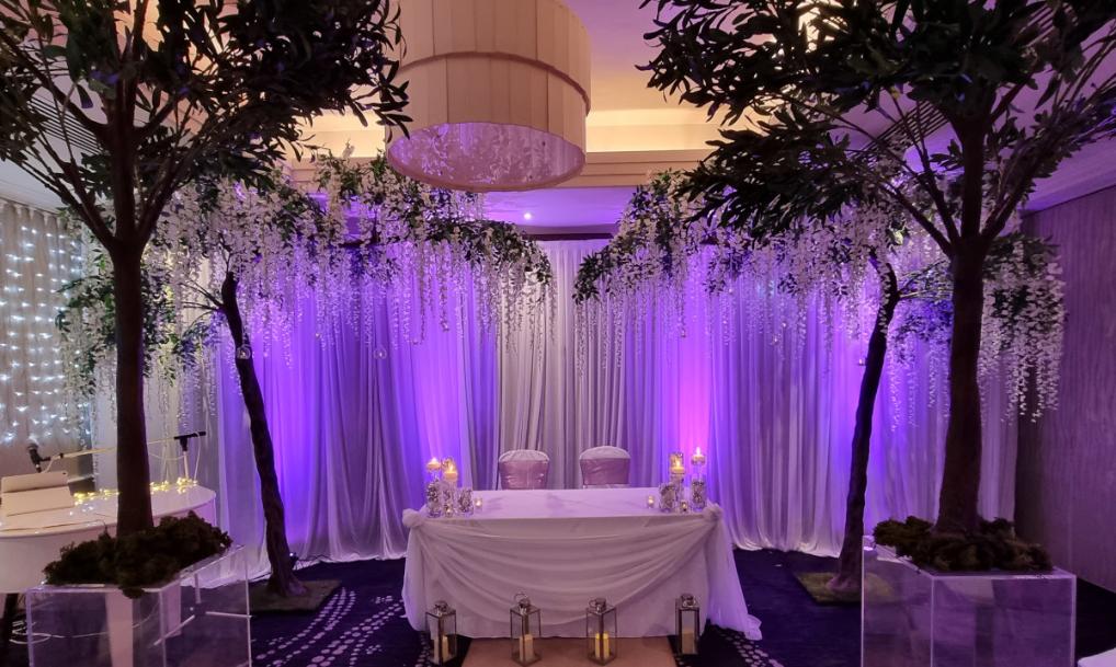 Hanging Wisteria Canopy Tress Hire Cheshire