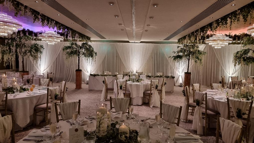 Grosvenor Pulford Wedding Drapping