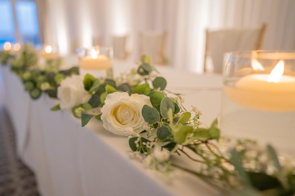 Cheshire View Wedding Breakfast Top Table