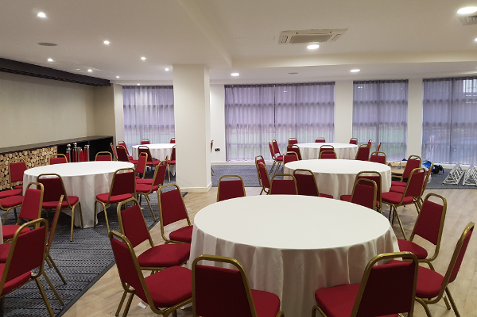 Christmas Party Before Room Dressing