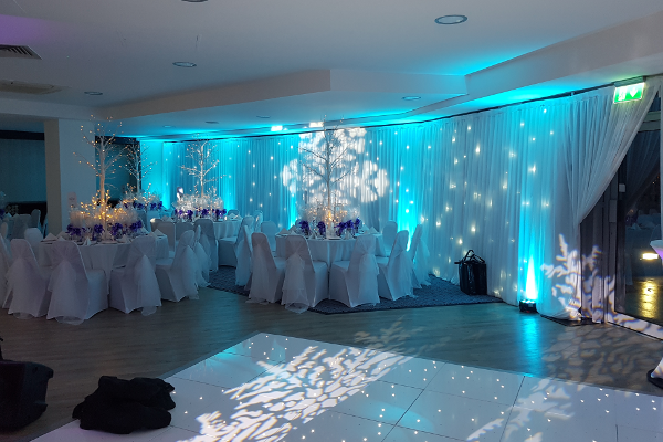 Christmas Party After Room Dressing
