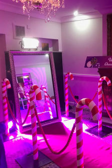Christmas Selfie Mirror Candycanes Candy Canes