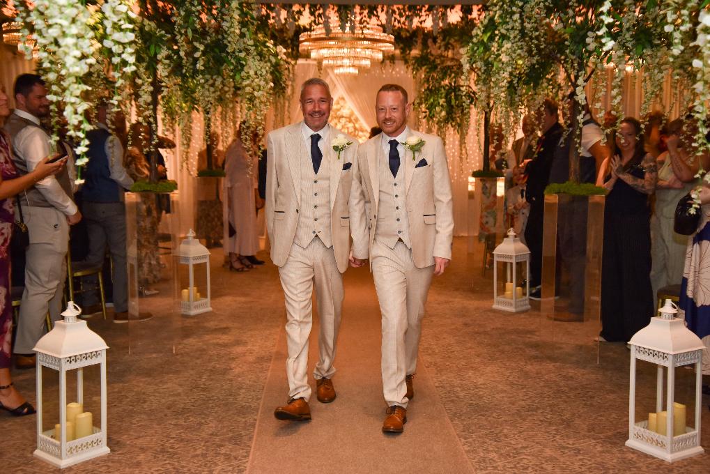 Grosvenor Pulford Wedding Ceremony Mr & Mr