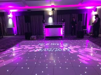 LED Dancefloor White Formby Hall