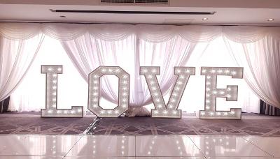 LOVE Letter Hire - Formby Hall