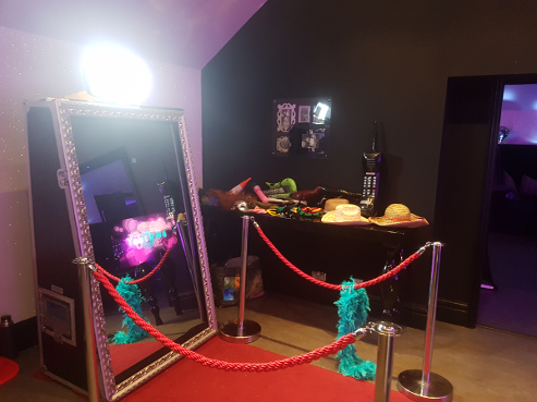 Magic Selfie Mirror Hire Delamere Manor Cheshire Wedding