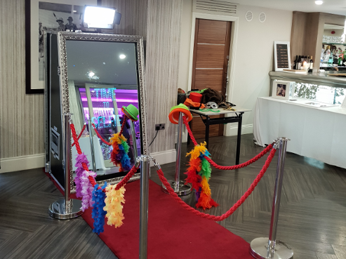 Magic Selfie Mirror Hire Merrydale Manor Wedding Cheshire Knutsford