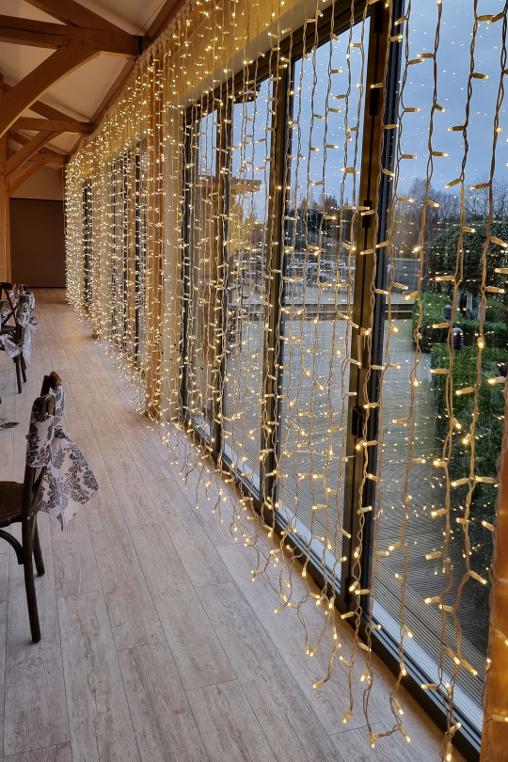 Window Fairy Lights Pryors Hayes Golf Club