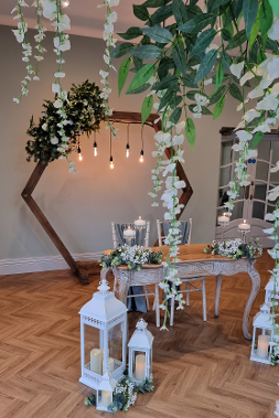 Rowton Hall Wedding Ceremony Hex Wisteria
