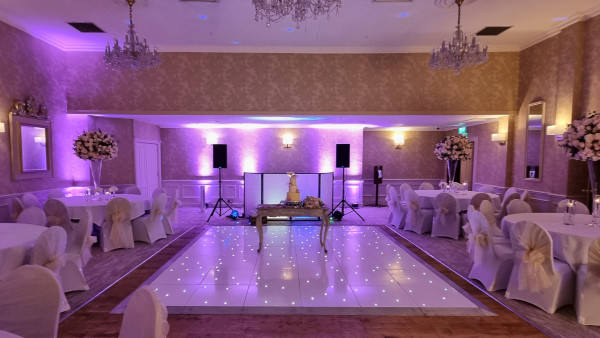 Rowton Hall White LED Dancefloor