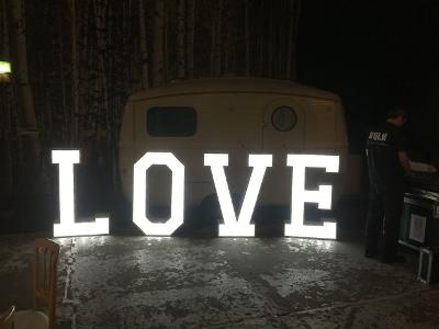 Light Up Wedding LOVE Letter Hire