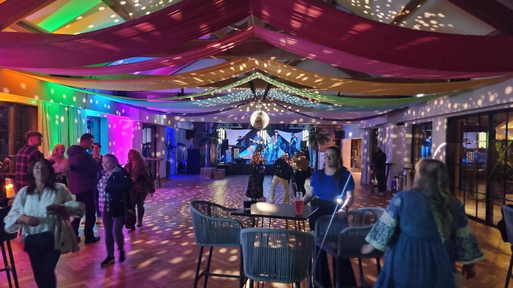 Chester Zoo The Square Ceiling Drapes Lighting Colourful