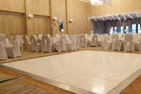 Rowton Hall White LED Dancefloor