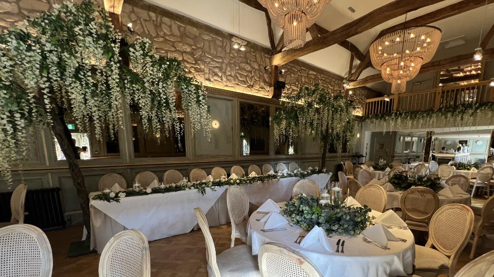 The Manor Greasby Wedding Breakfast Styling