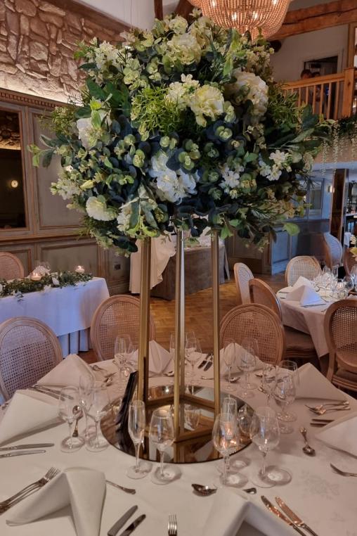 The Manor Greasby Table Decoration Flowers