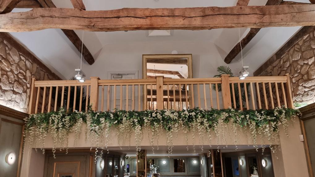 The Manor Greasby Balcony Dressing Wisteria