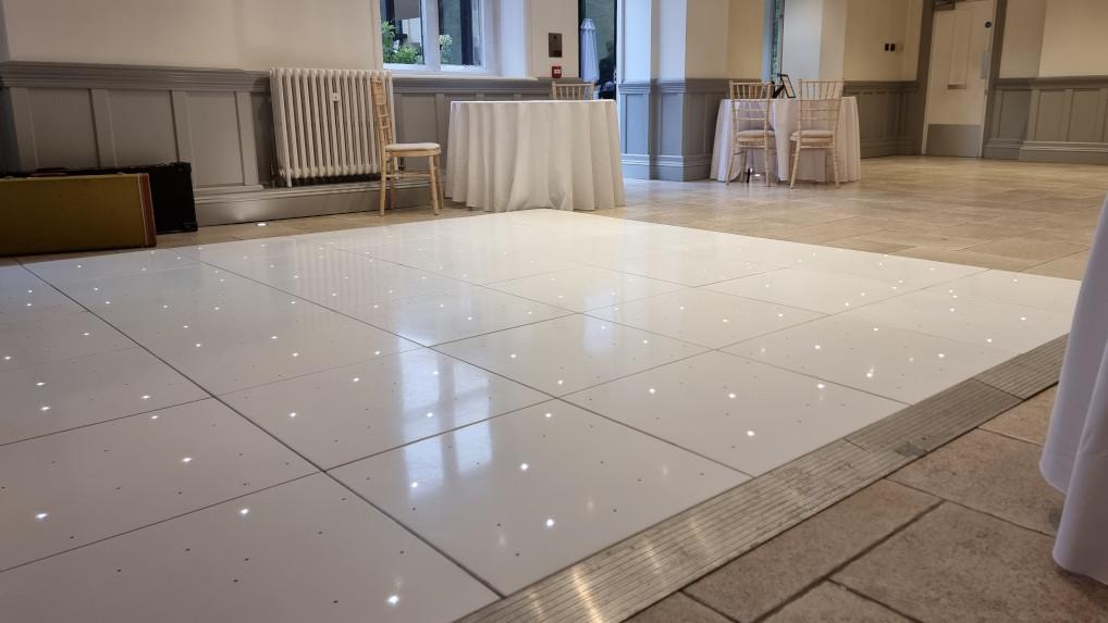 Tyn Dwr White LED Dance Floor