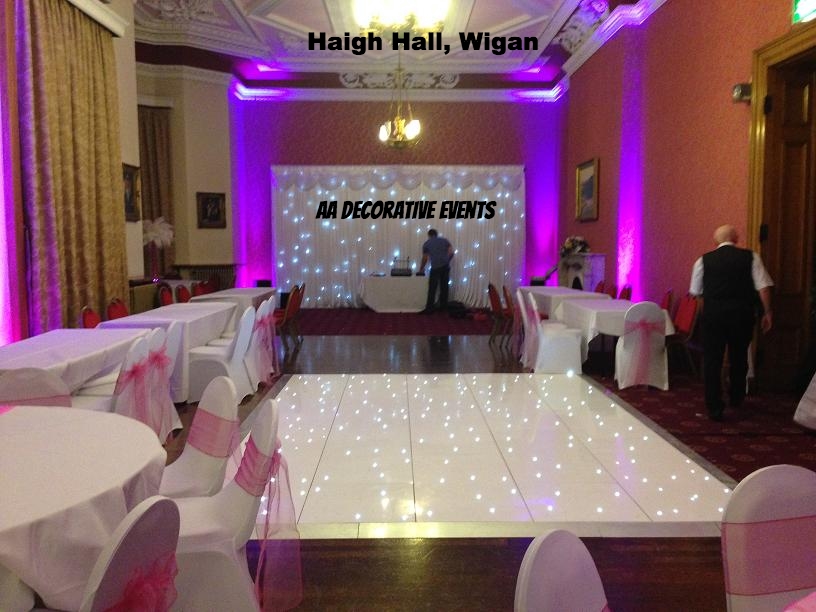 Twinkle dance floor hire haigh hall, wigan, cheshire